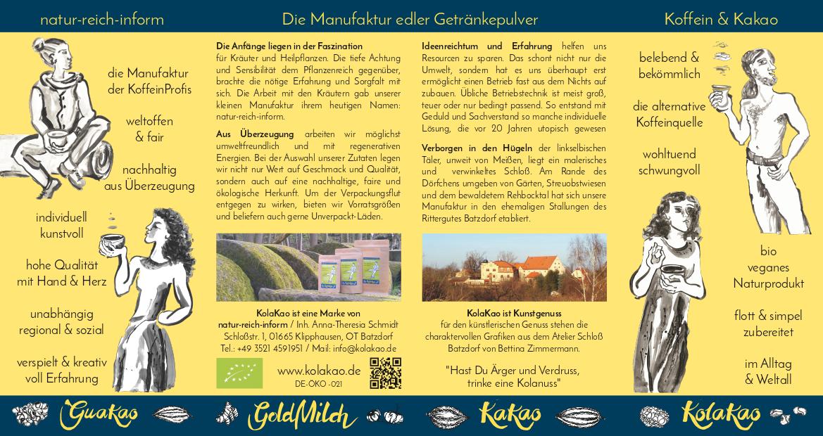 InfoFlyer zu je 10 Stück, zusätzlich