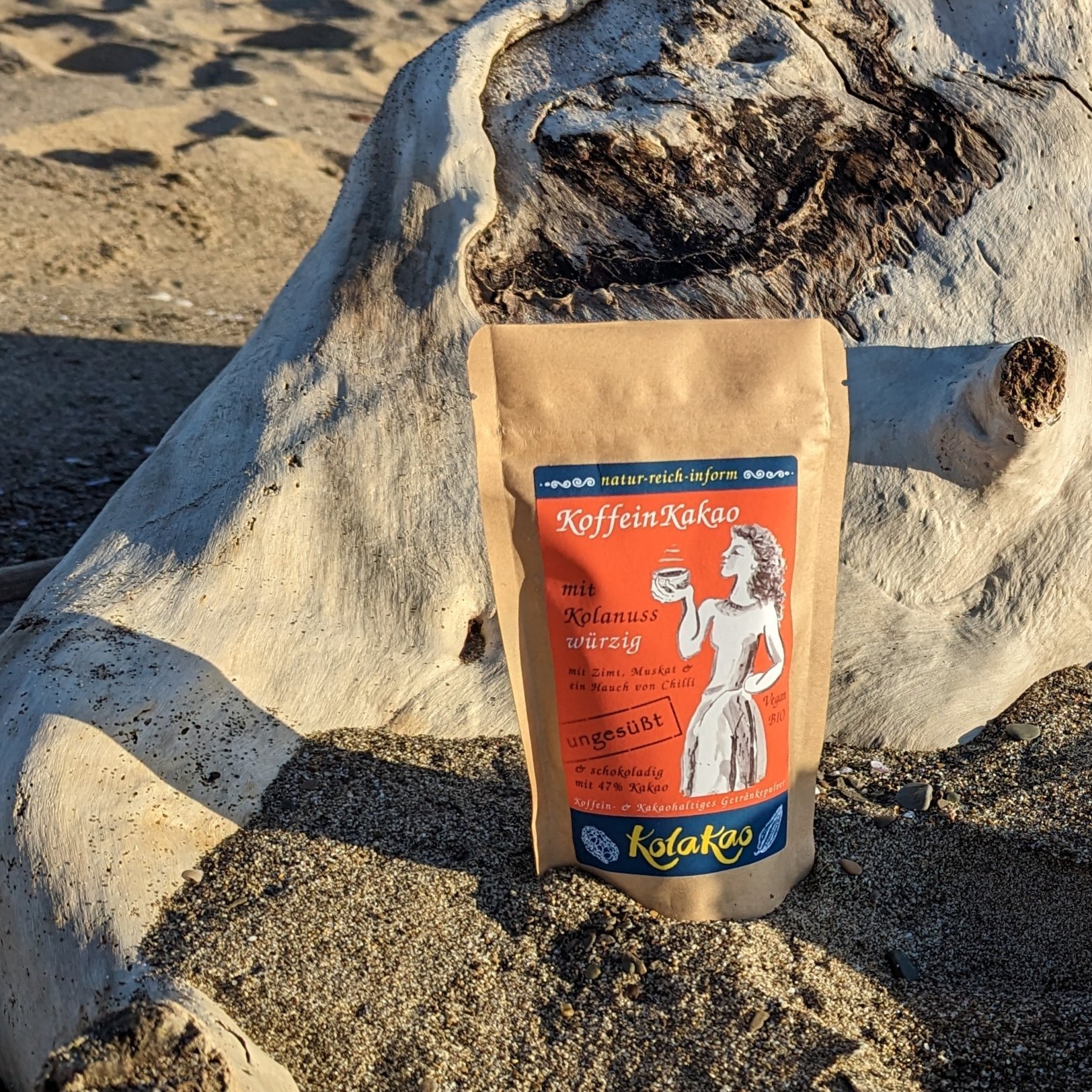 KoffeinKakao mit Kolanuss - würzig, ungesüßt° BIO