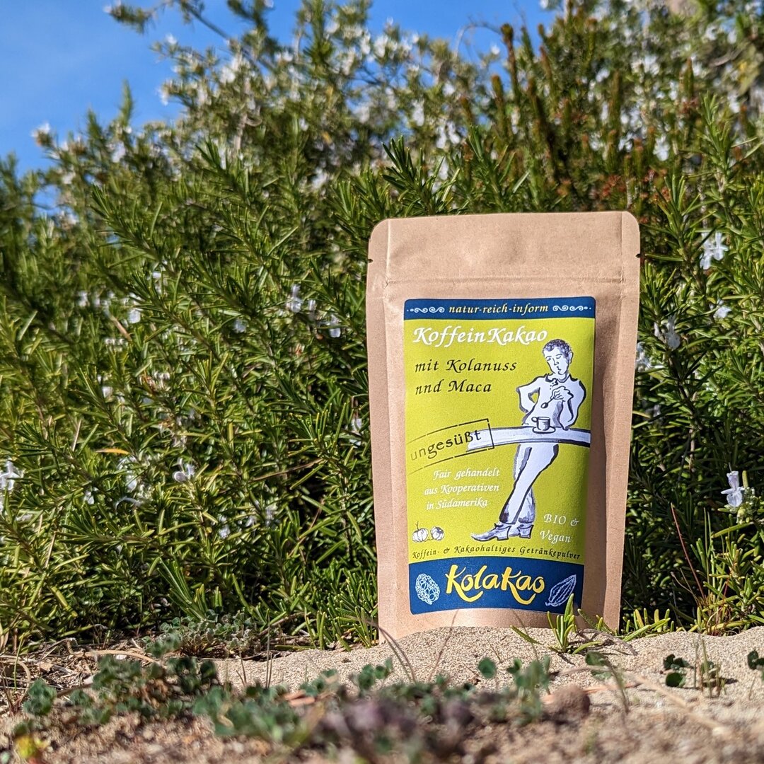 KoffeinKakao mit Kolanuss und Maca, ungesüßt° BIO